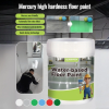 Waterborne epoxy floor paint waterproof indoor selfflowing flat paint Household 3 in 1 waterbased floor coating Decorative floor